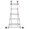Hailo Multifunktions Teleskopleiter M80 4x5 Sprossen Hailo Multifunktions Teleskopleiter M80 4x5 Sprossen