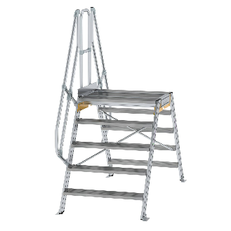 Überstieg 60° inkl. einen Handlauf, Stufenbreite 1000mm, 2x5 Stufen-Beschreibung lesen