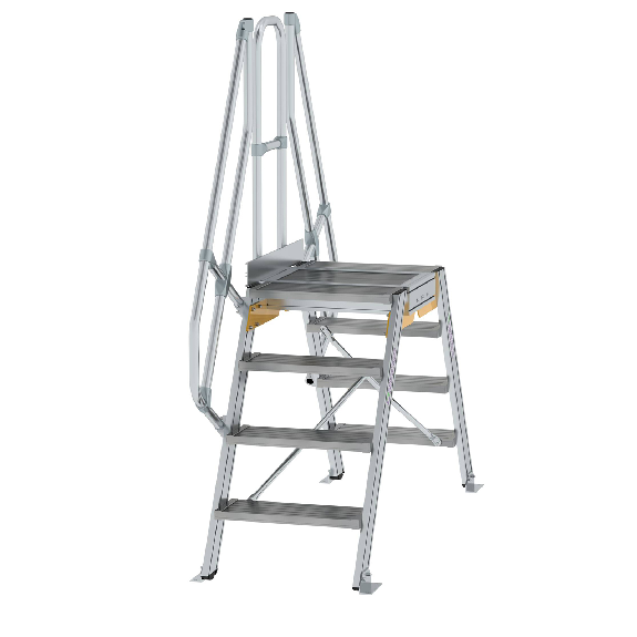 Überstieg 60° inkl. einen Handlauf, Stufenbreite 600mm, 2x4 Stufen-Beschreibung lesen