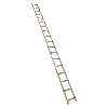 Euroline Holz/Alu Dachdeckerleiter 18 Sprossen