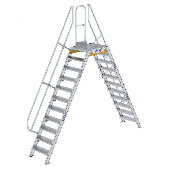 Überstieg 60° inkl. einen Handlauf, Stufenbreite 600mm, 2x11 Stufen-Beschreibung lesen