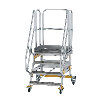 Plattformtreppe fahrbar 60° Stufenbreite 800mm 4 Stufen Plattformtreppe fahrbar 60° Stufenbreite 800mm 4 Stufen