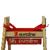 Euroline Holz Sprossenstehleiter mit Comfort-Breitsprossen, Eimerhaken und Werkzeugablagetasche 2x3 Sprossen Euroline Holz Sprossenstehleiter mit Comfort-Breitsprossen, Eimerhaken und Werkzeugablagetasche 2x3 Sprossen