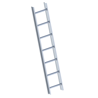 Layher 1051 Dachleiter aluminium 7 Sprossen-Beschreibung lesen