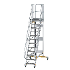 Plattformtreppe fahrbar 60° Stufenbreite 600mm 12 Stufen Plattformtreppe fahrbar 60° Stufenbreite 600mm 12 Stufen