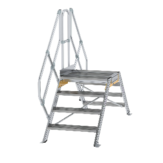 Überstieg 45° inkl. Handlauf, Stufenbreite 800mm, 2x4 Stufen-Beschreibung lesen