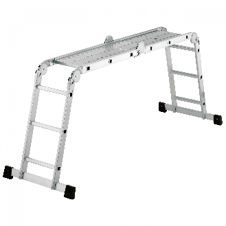 Hailo ProfiStep Gelenkleiter M60 mit Plattform 4x3 Sprossen-Beschreibung lesen
