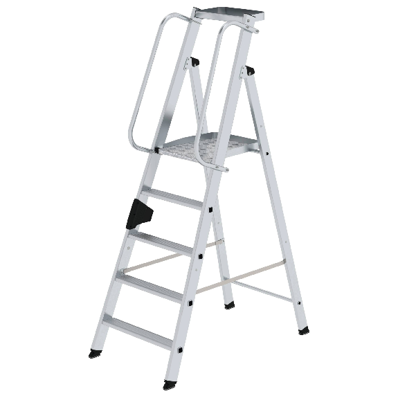Aluminium-Stehleiter 5 Stufen Aluminium-Stehleiter 5 Stufen-Beschreibung lesen