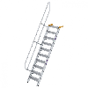 Treppe 60° inkl. Handlauf, 600mm Stufenbreite, 10 Stufen