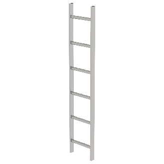 MUNK Schachtleiter aus Edelstahl 300mm breit 6 Sprossen 1,68m lang-Beschreibung lesen