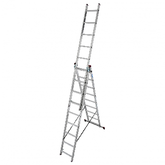 Krause Corda Mehrzweckleiter mit Treppenfunktion 3x9 Sprossen-Beschreibung lesen