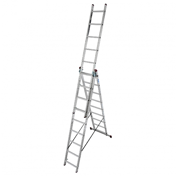 Krause Corda Mehrzweckleiter mit Treppenfunktion 3x9 Sprossen Krause Corda Mehrzweckleiter mit Treppenfunktion 3x9 Sprossen-Beschreibung lesen
