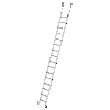 Aluminium-Regalleiter fahrbar 16 Stufen