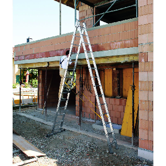 Kombileiter Combimaster Plus X 2x16 Sprossen-Beschreibung lesen