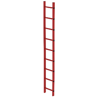 MUNK Schachtleiter aus GFK 300mm breit 9 Sprossen 2,52m lang-Beschreibung lesen