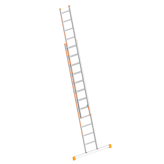 Layher Topic 1035 Schiebeleiter mit Quertraverse 2x12 Sprossen-Beschreibung lesen