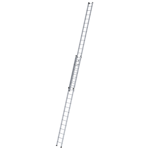 Seilzugleiter 2-teilig ohne Traverse 2x20 Sprossen Seilzugleiter 2-teilig ohne Traverse 2x20 Sprossen-Beschreibung lesen
