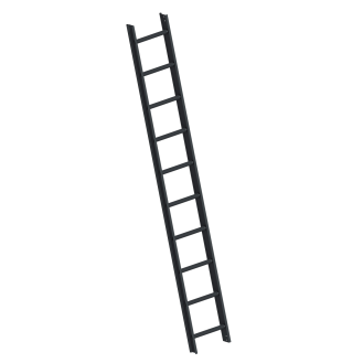 Layher 1051 Dachleiter anthrazitgrau 10 Sprossen-Beschreibung lesen