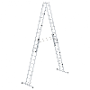Stehleiter mit Traverse 4x12 Sprossen