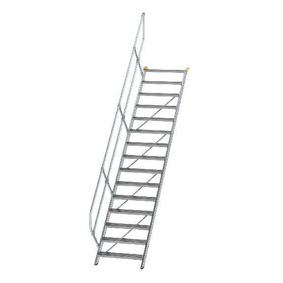 Treppe 45° inkl. Handlauf, 800mm Stufenbreite, 15 Stufen-Beschreibung lesen