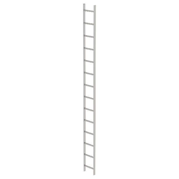 Schachtleiter aus Edelstahl 300mm breit 14 Sprossen 3,92m lang Schachtleiter aus Edelstahl 300mm breit 14 Sprossen 3,92m lang-Beschreibung lesen