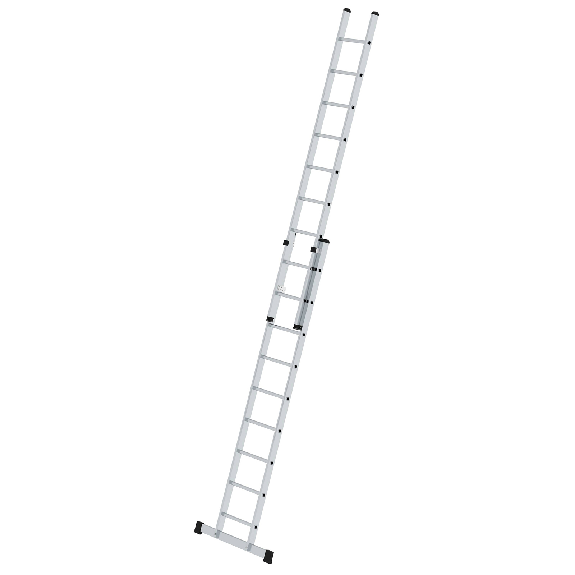 MUNK Schiebeleiter mit Traverse 2x9 Sprossen MUNK Schiebeleiter mit Traverse 2x9 Sprossen-Beschreibung lesen