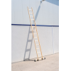 MUNK Holz-Anlegeleiter mit Traverse 14 Sprossen