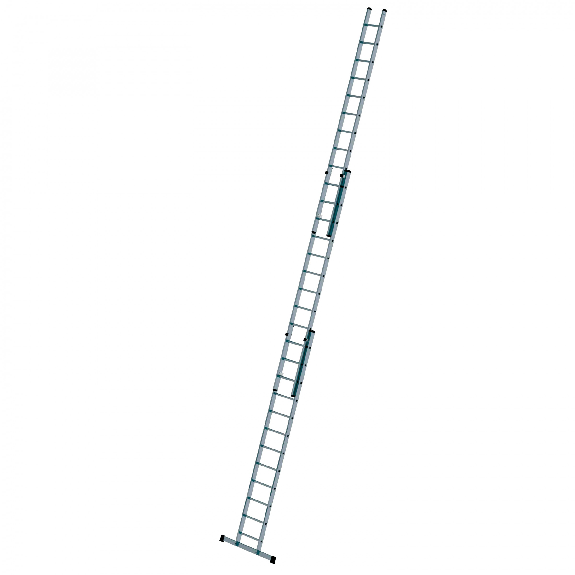 Schiebeleiter mit Traverse 3x12 Sprossen Schiebeleiter mit Traverse 3x12 Sprossen-Beschreibung lesen