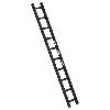 Euroline Premium Kaminkehrerleiter 10 Sprossen RAL7016 Anthrazit Euroline Premium Kaminkehrerleiter 10 Sprossen RAL7016 Anthrazit