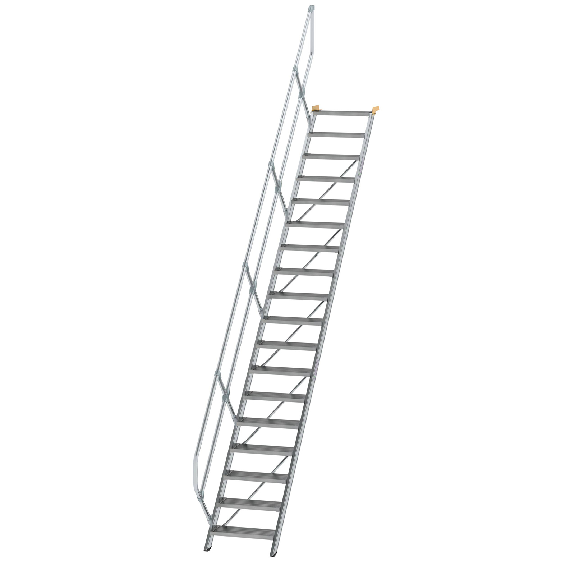 Treppe 45° inkl. Handlauf, 600mm Stufenbreite, 18 Stufen-Beschreibung lesen