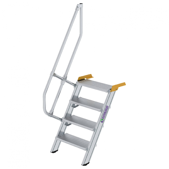 Treppe 60° inkl. Handlauf, 600mm Stufenbreite, 4 Stufen Treppe 60° inkl. Handlauf, 600mm Stufenbreite, 4 Stufen-Beschreibung lesen