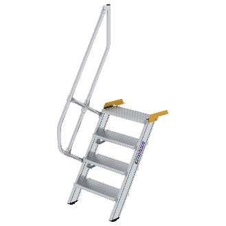 Treppe 60° inkl. Handlauf, 600mm Stufenbreite, 4 Stufen-Beschreibung lesen