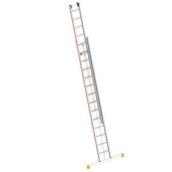 Topic 1037 Seilzugleiter mit Quertraverse 2x14 Sprossen Topic 1037 Seilzugleiter mit Quertraverse 2x14 Sprossen-Beschreibung lesen