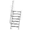 Treppe 60° inkl. Handlauf, 800mm Stufenbreite, 7 Stufen Treppe 60° inkl. Handlauf, 800mm Stufenbreite, 7 Stufen