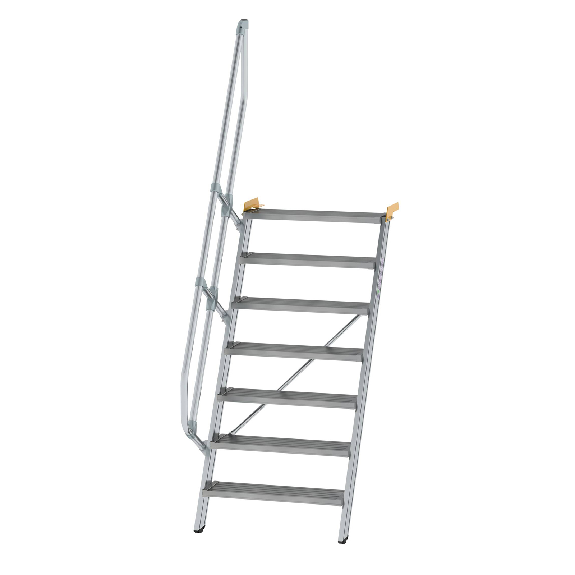 Treppe 60° inkl. Handlauf, 800mm Stufenbreite, 7 Stufen Treppe 60° inkl. Handlauf, 800mm Stufenbreite, 7 Stufen-Beschreibung lesen