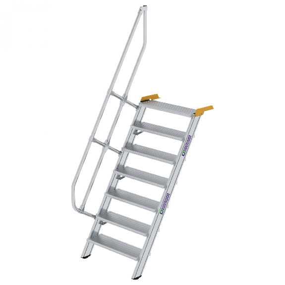 Treppe 60° inkl. Handlauf, 800mm Stufenbreite, 7 Stufen Treppe 60° inkl. Handlauf, 800mm Stufenbreite, 7 Stufen-Beschreibung lesen