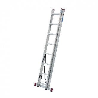 Krause Corda Aluminium-Mehrzweckleiter mit Dreifachfunktion 2x8 Sprossen-Beschreibung lesen