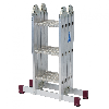 Krause Corda Gelenkleiter 4x3 Sprossen mit Plattform-Set Krause Corda Gelenkleiter 4x3 Sprossen mit Plattform-Set