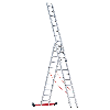 Mehrzweckleiter 3-teilig 3x11 Sprossen Premium 30778