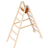 Layher 1038 Holzstehleiter 2x6 Sprossen