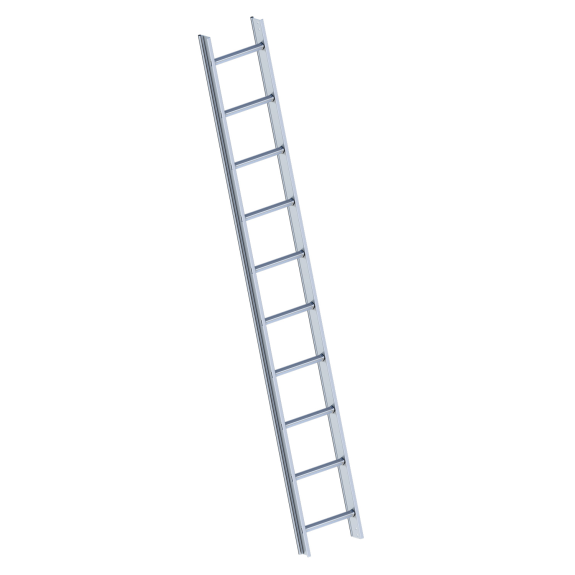Layher 1051 Dachleiter aluminium 10 Sprossen Layher 1051 Dachleiter aluminium 10 Sprossen-Beschreibung lesen