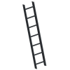Layher 1051 Dachleiter anthrazitgrau 7 Sprossen Layher 1051 Dachleiter anthrazitgrau 7 Sprossen