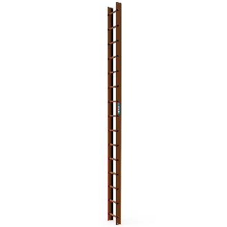 Dachleiter 4,2 m 15 Sprossen-Beschreibung lesen