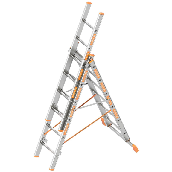 Escalera polivalente Topic 1040 3x6 peldaños-Leer más