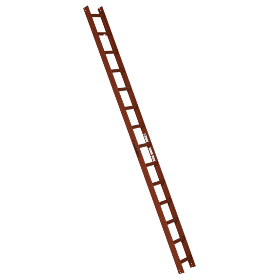 Euroline Premium Kaminkehrerleiter 14 Sprossen RAL8004 Rot-Beschreibung lesen