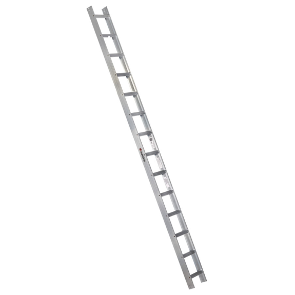 Euroline Premium Kaminkehrerleiter 14 Sprossen Alu natur-Beschreibung lesen