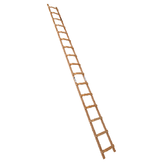 Dachdeckerleiter aus Holz 16 Sprossen-Beschreibung lesen