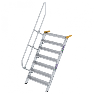 Treppe 60° inkl. Handlauf, 1000mm Stufenbreite, 7 Stufen-Beschreibung lesen