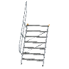 Treppe 60° inkl. Handlauf, 1000mm Stufenbreite, 7 Stufen