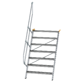 Treppe 60° inkl. Handlauf, 1000mm Stufenbreite, 7 Stufen-Beschreibung lesen